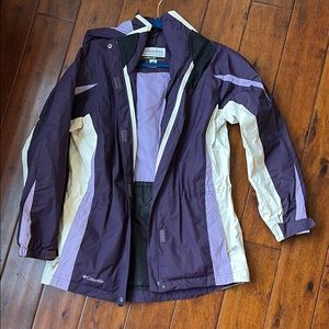 Columbia Women's Purple and Cream Jacket